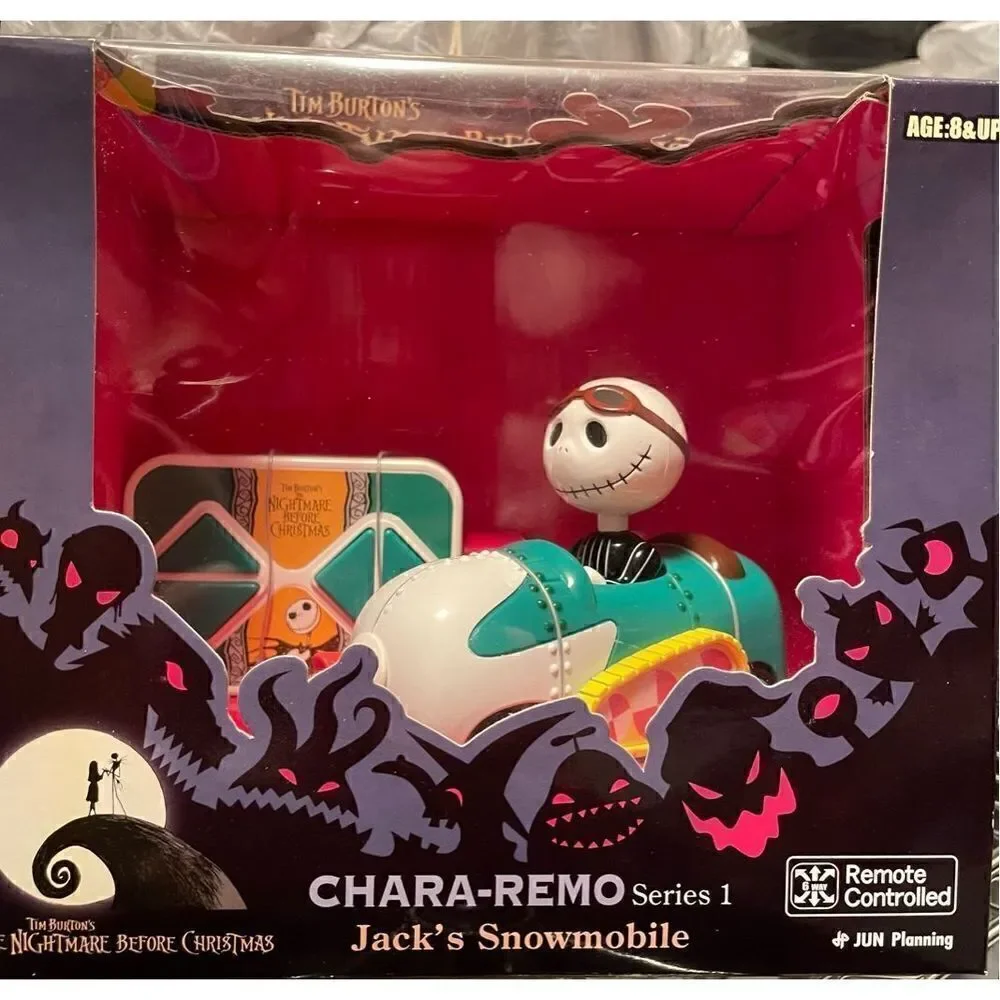 Nightmare Before Christmas Remote Control Jack Snowmobile Jun Planning NEW
